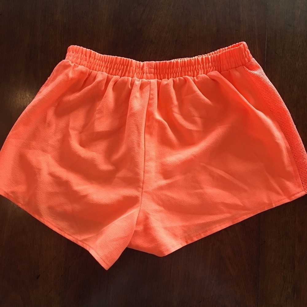 🏆 Lush Neon Orange Shorts